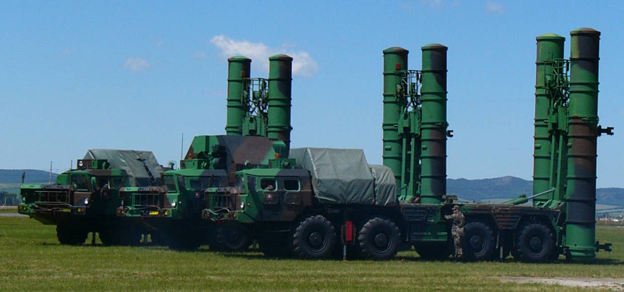 Slovak S-300 long-range air-defense system. <em>Credit: EllsworthSK/Wikimedia Commons</em>