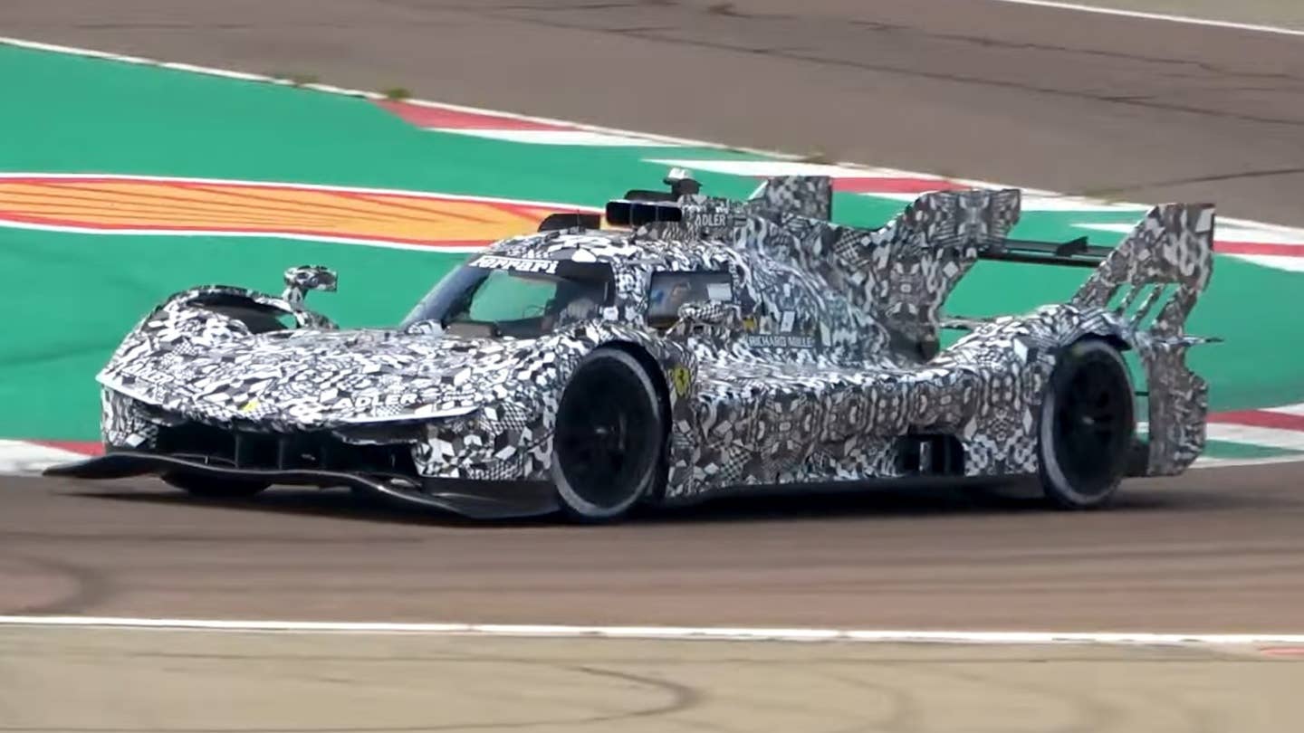 Ferrari’s Le Mans Hypercar Spotted Testing at Fiorano