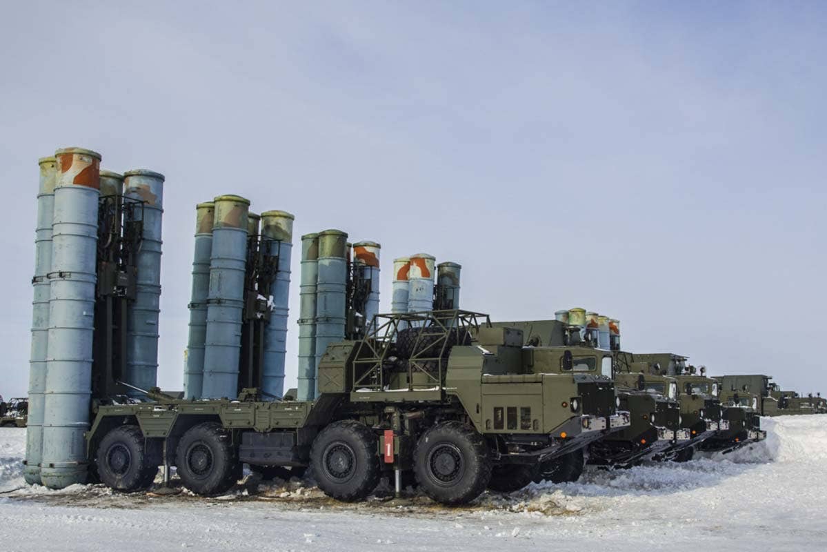 S-300PS units of the 414th Guards Anti-Aircraft Missile Brest Red Banner Regiment of the 3rd Air Defense Division stationed in Tiksi, in the Russian Far East. <em>Russian Ministry of Defense</em>