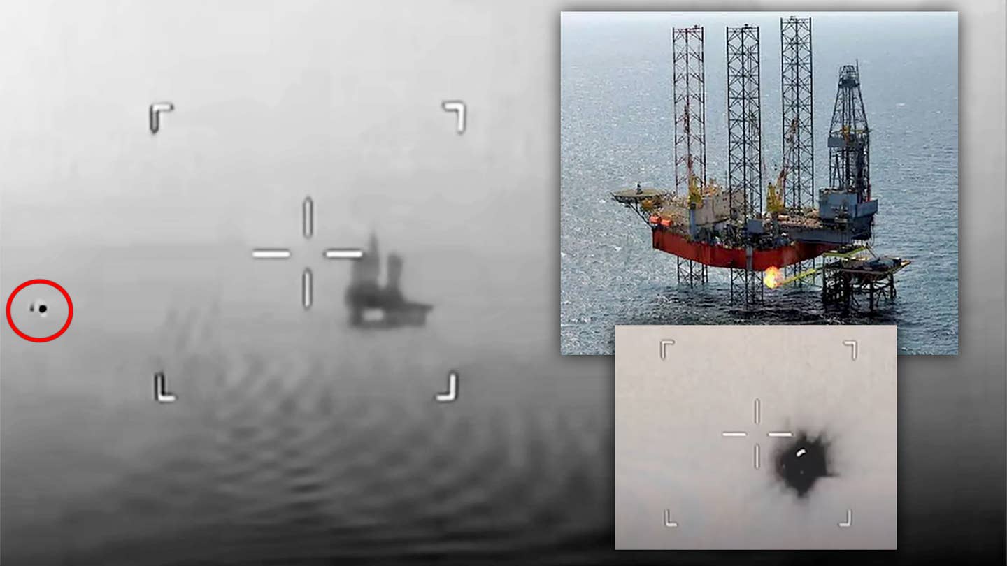 Black Sea gas drilling rig