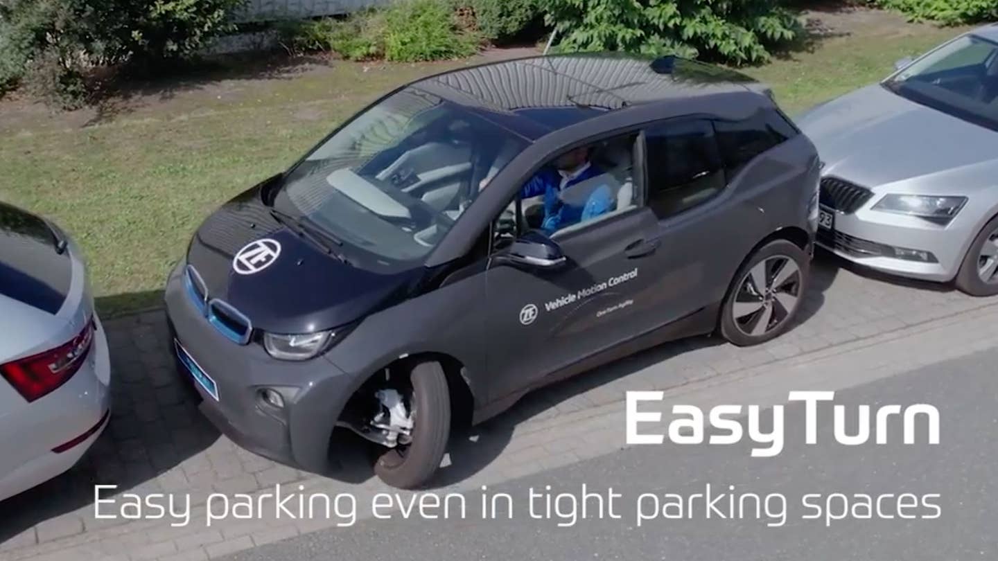 ZF’s New 80-Degree ‘EasyTurn’ Steering Promises Easier Parallel Parking
