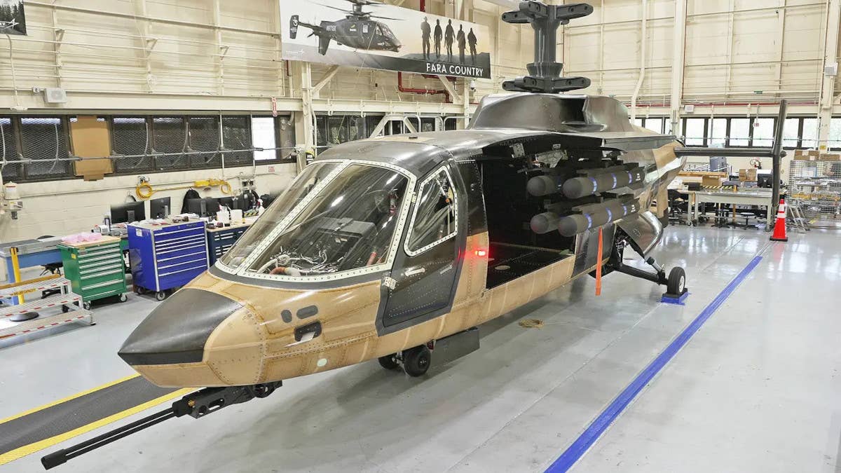 Sikorsky released this and other pictures of the Raider X prototype in June. The Invictus 360 is set to go up against this design in a US Army fly-off in 2023. <em>Sikorsky</em>