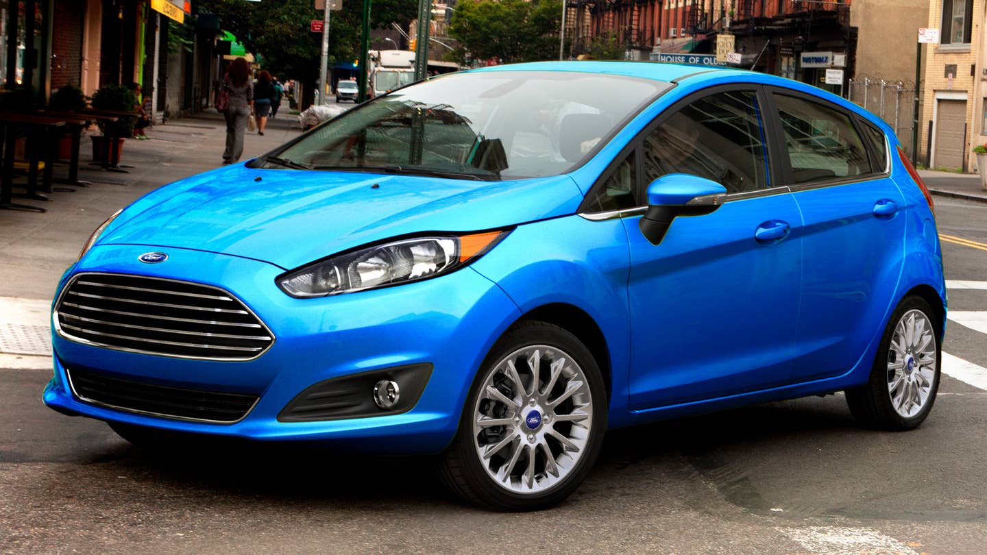 2017 Ford Fiesta 3/4 view