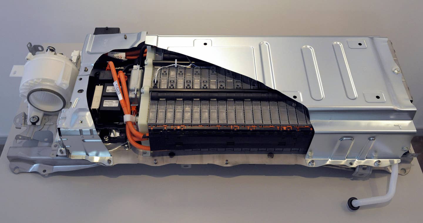 Panasonic's battery in the 2009 Toyota Prius. (Getty)