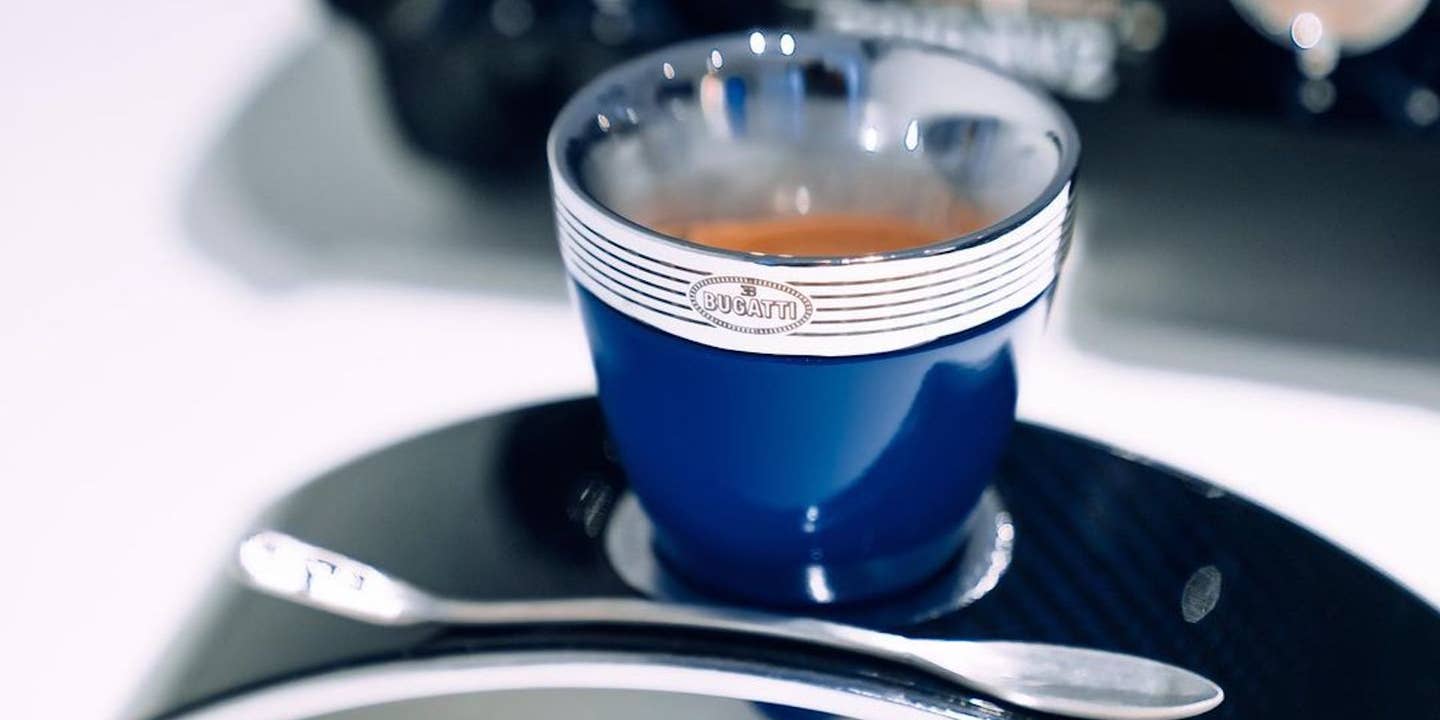Bugatti is Selling $60 Espresso Shots to Suckers