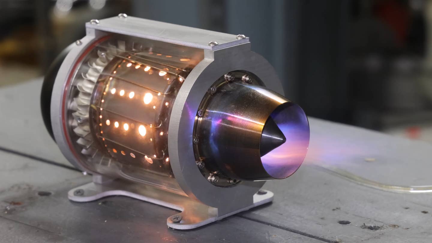 Watch What Happens Inside a Transparent Jet Engine While It Runs