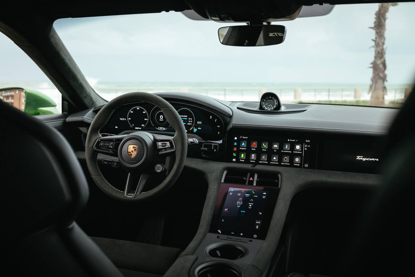 2023 Porsche Taycan interior