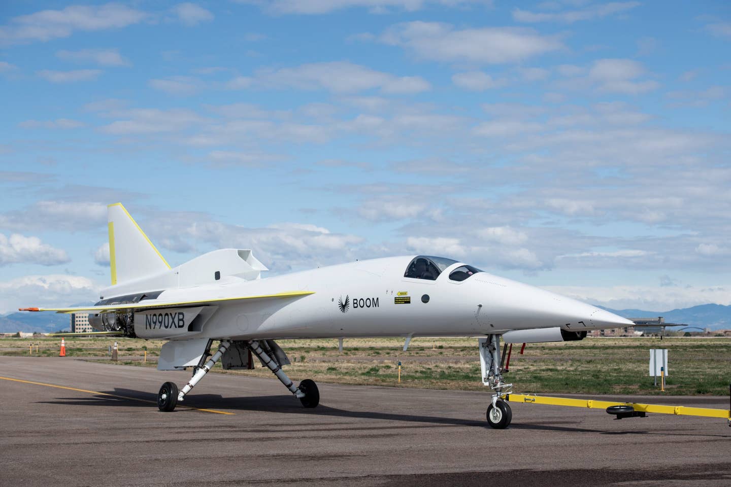 Boom's XB-1 demonstrator is gearing up for its first flight. <em>Boom Supersonic</em>