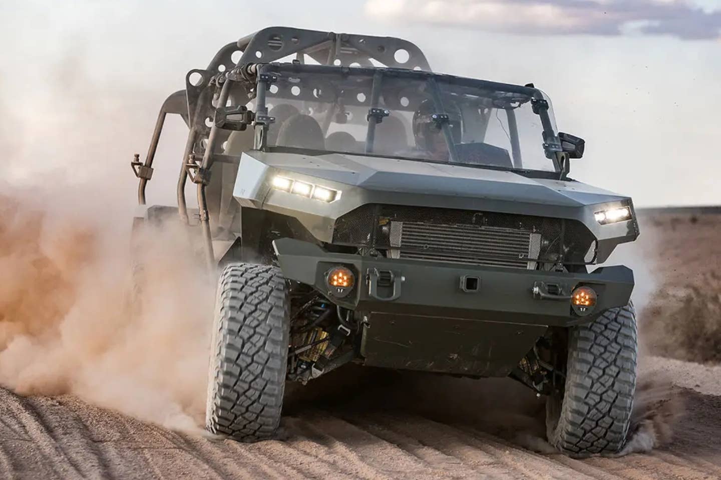 GM Defense has previously delivered vehicles to the army, like the Infantry Squad Vehicle derived from the Chevrolet Colorado ZR2. <em>GM Defense</em>