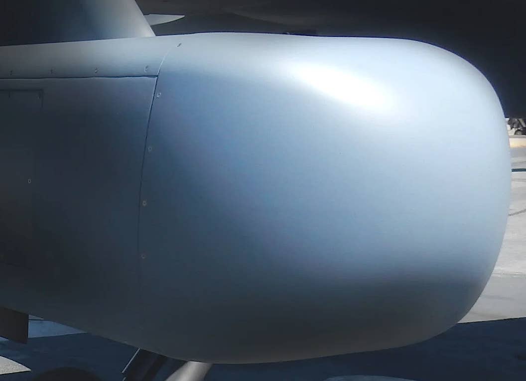 A similar close-up of the front of a SOAR pod. <em>L3Harris</em>