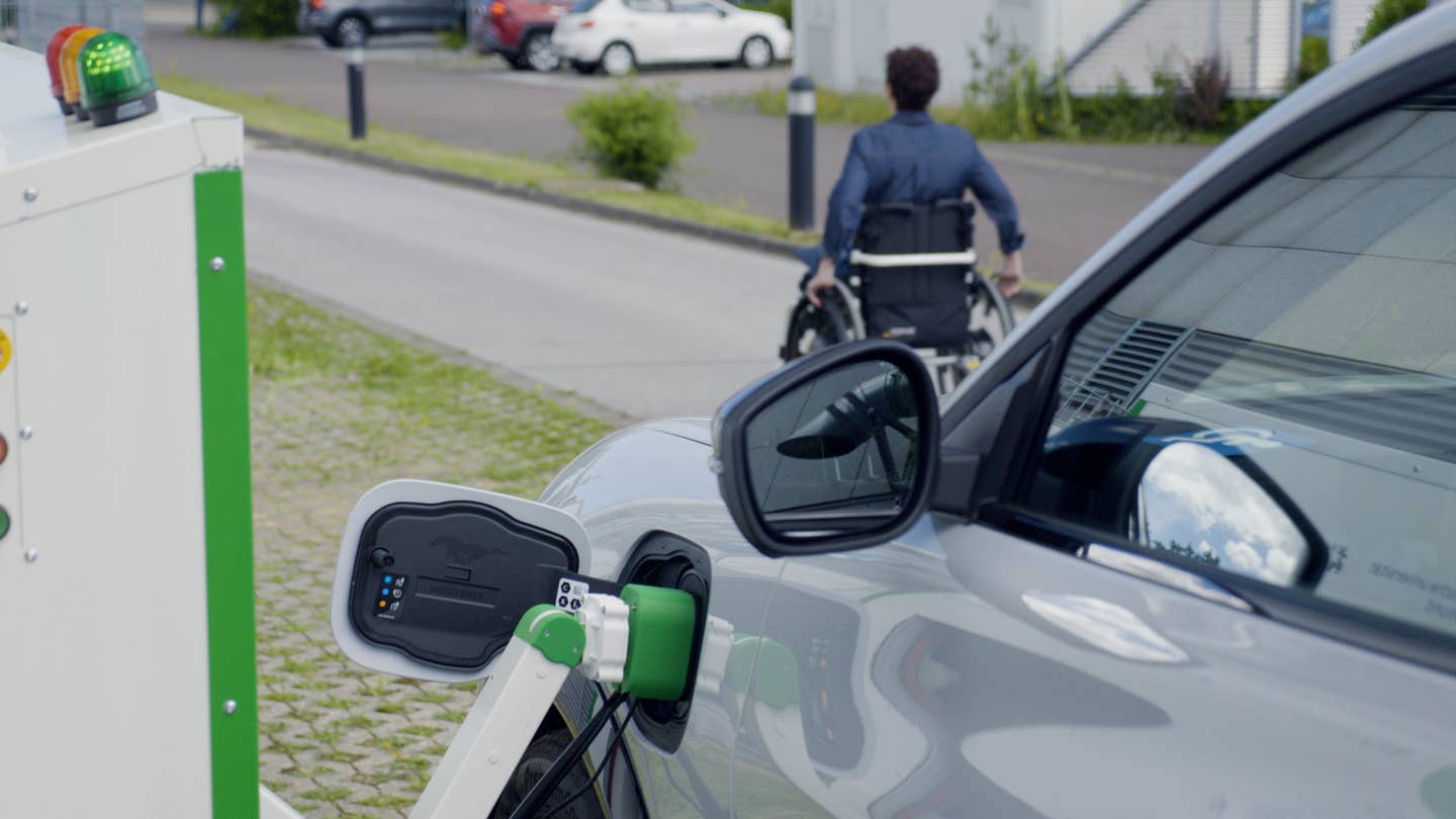 Ford Developed A Robot EV Charger To Help Disabled Drivers