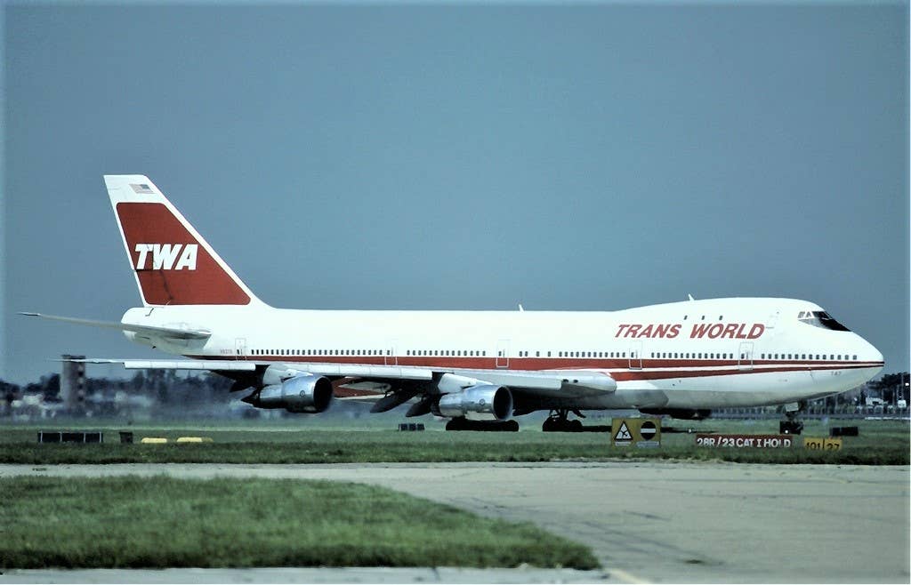 A Trans World Airlines Boeing 747. <em>Credit: Eduard Marmet/Wikimedia Commons</em>