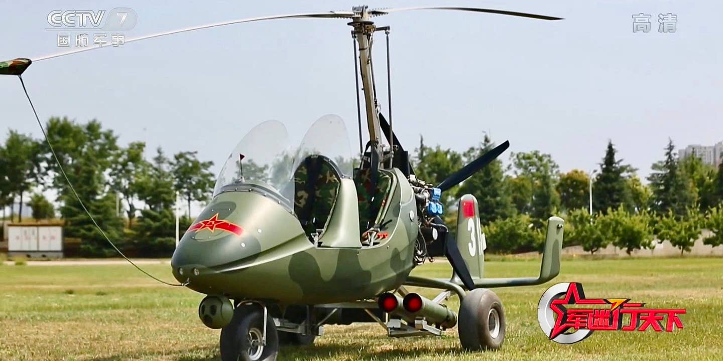 China Shows Off Gyrocopters Armed With Anti-Tank Missiles