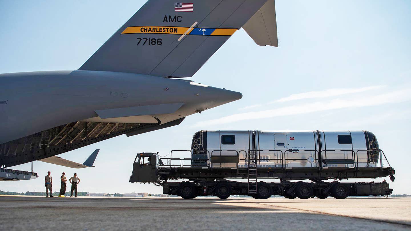 C-17’s Airstream ‘Silver Bullet’ VVIP Pods Weren’t Airworthy For 20 Years