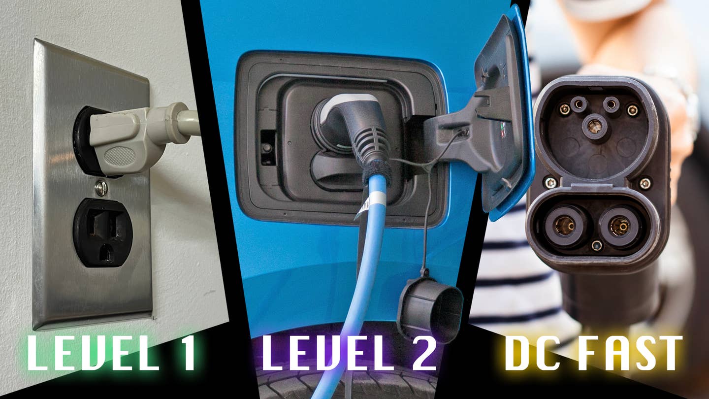 Different charger levels depicted.