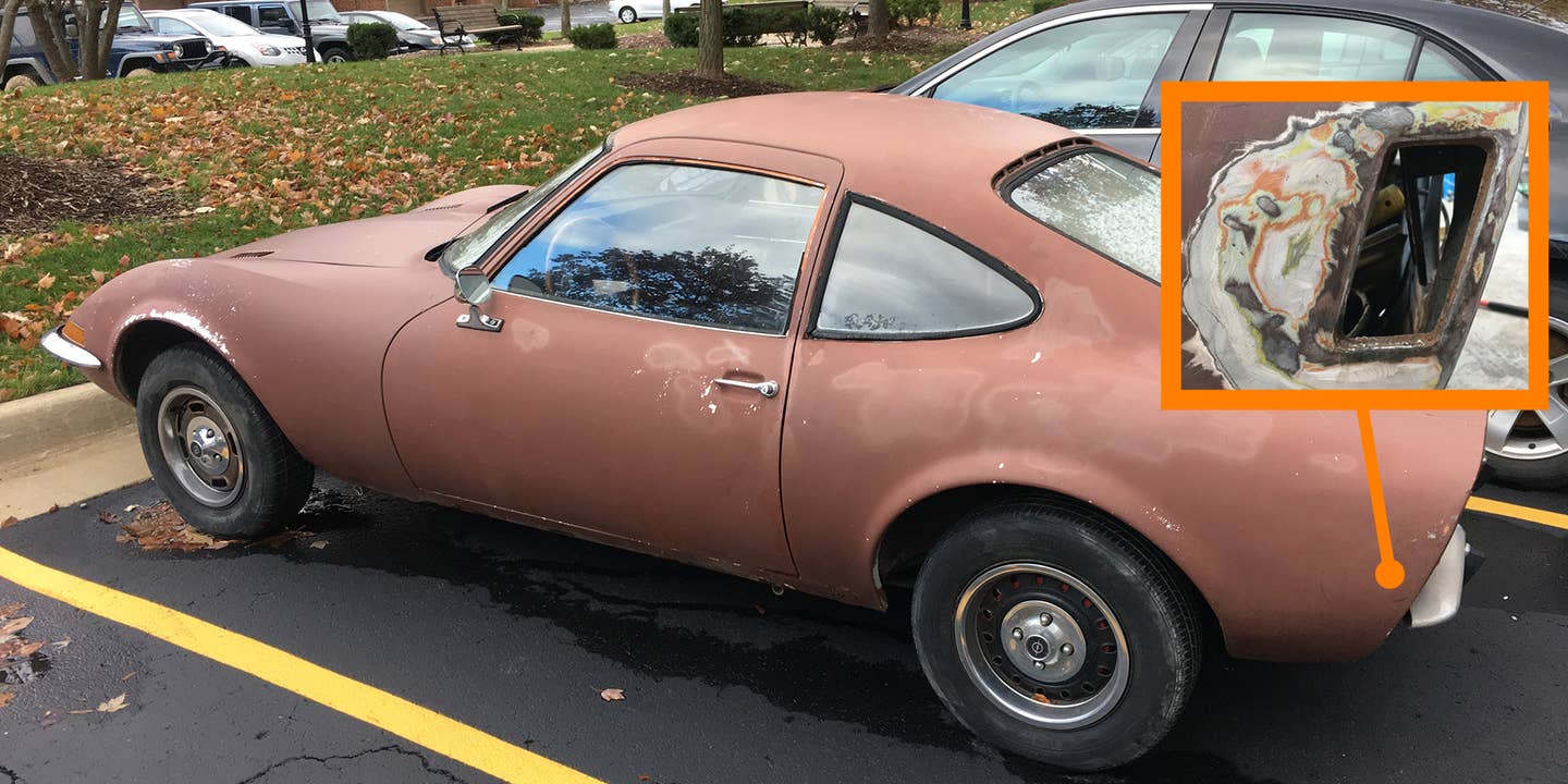 I’ve Discovered Some Questionable Bodywork From Prior Owners on My Opel GT Project