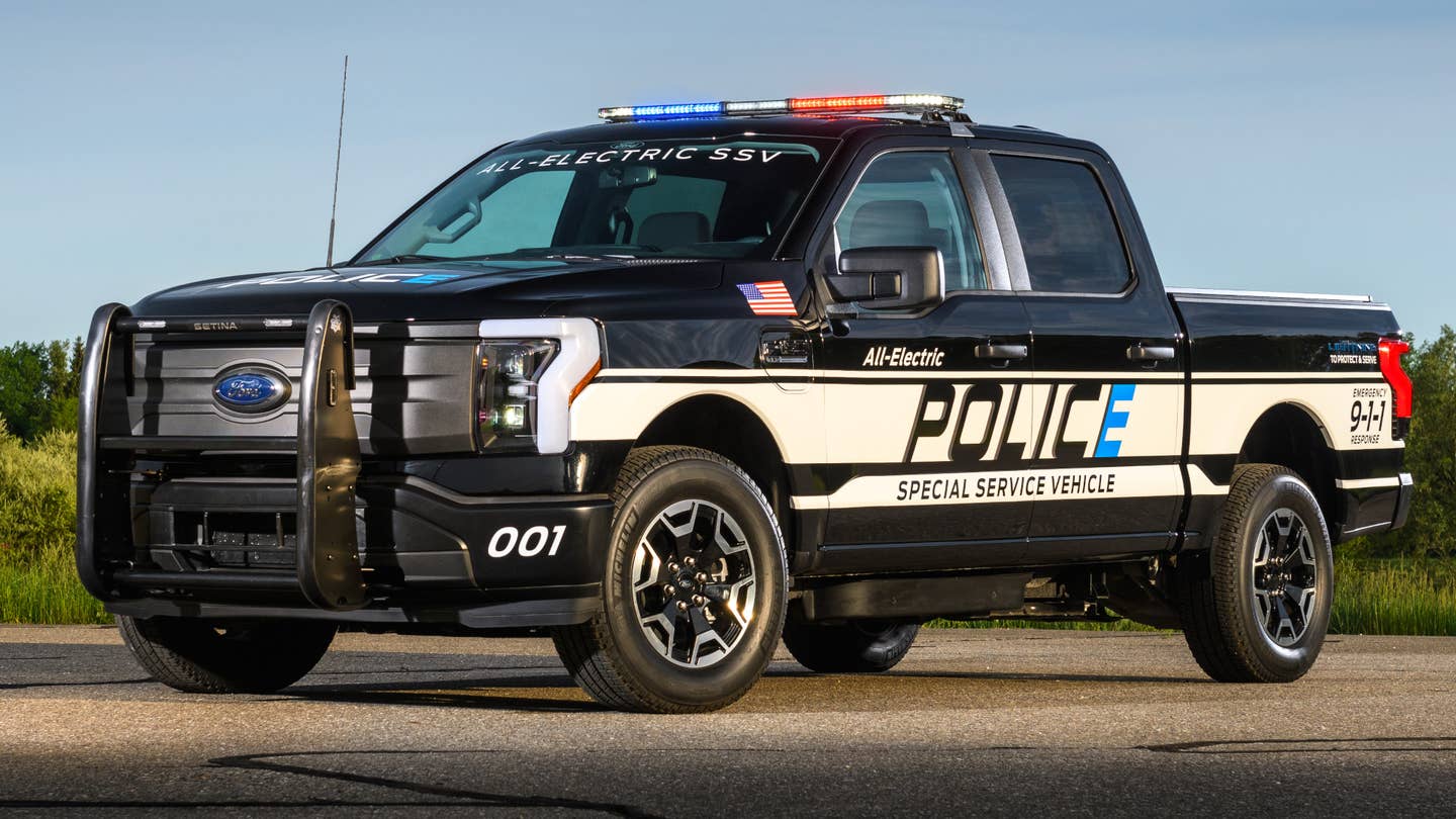The Ford F-150 Lightning Pro SSV Is America’s First Electric Police Truck