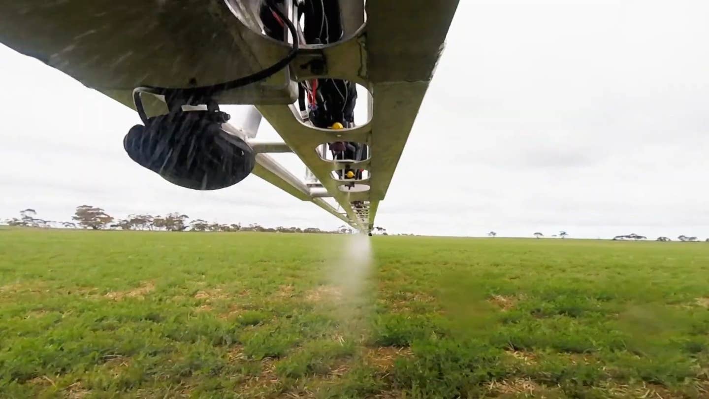 Maintaining the boom at the correct height over the ground is key to accurately applying chemical to the crop.