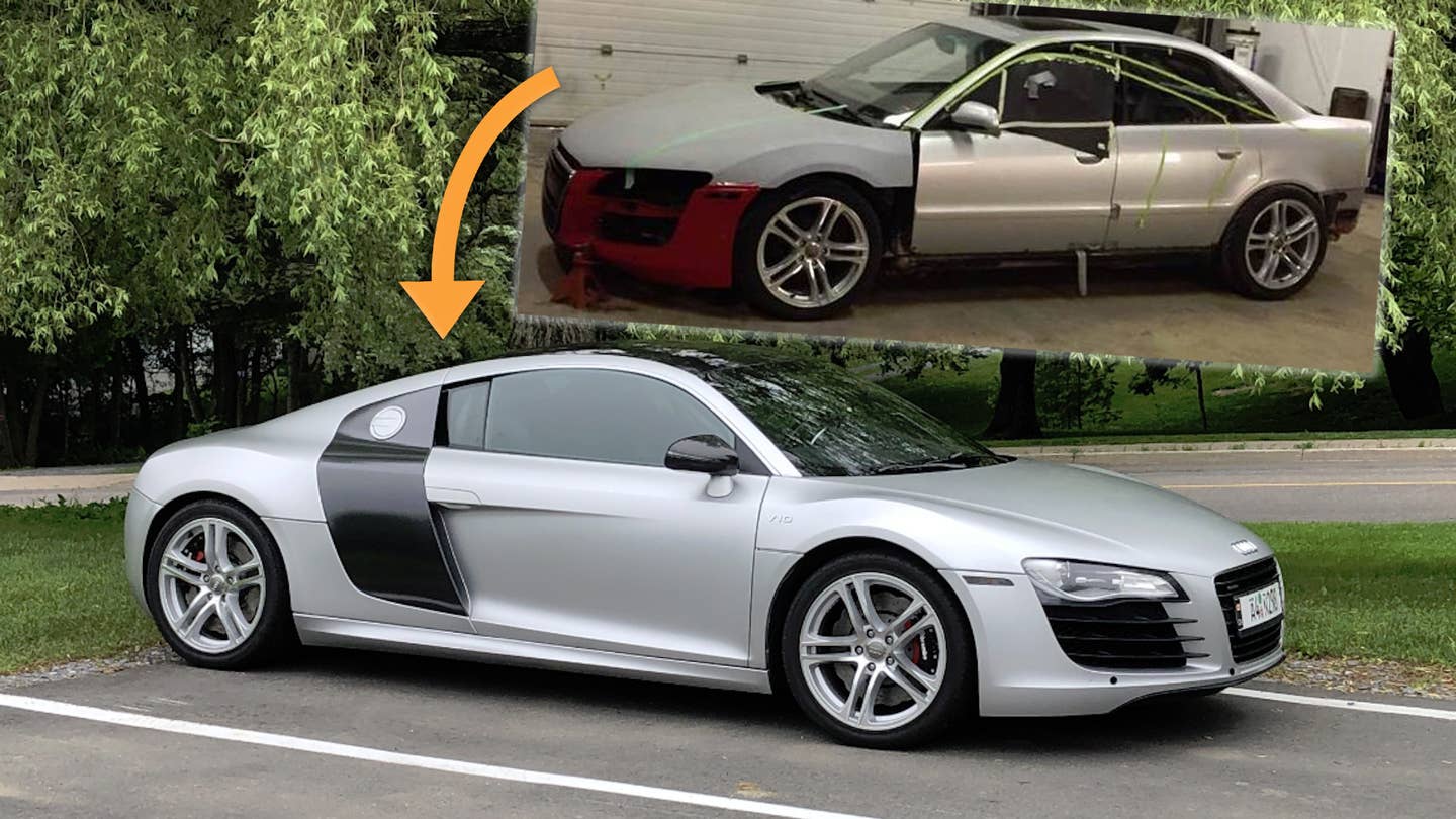 This Audi A4-Based R8 Is the World’s Most Convincing Supercar Clone