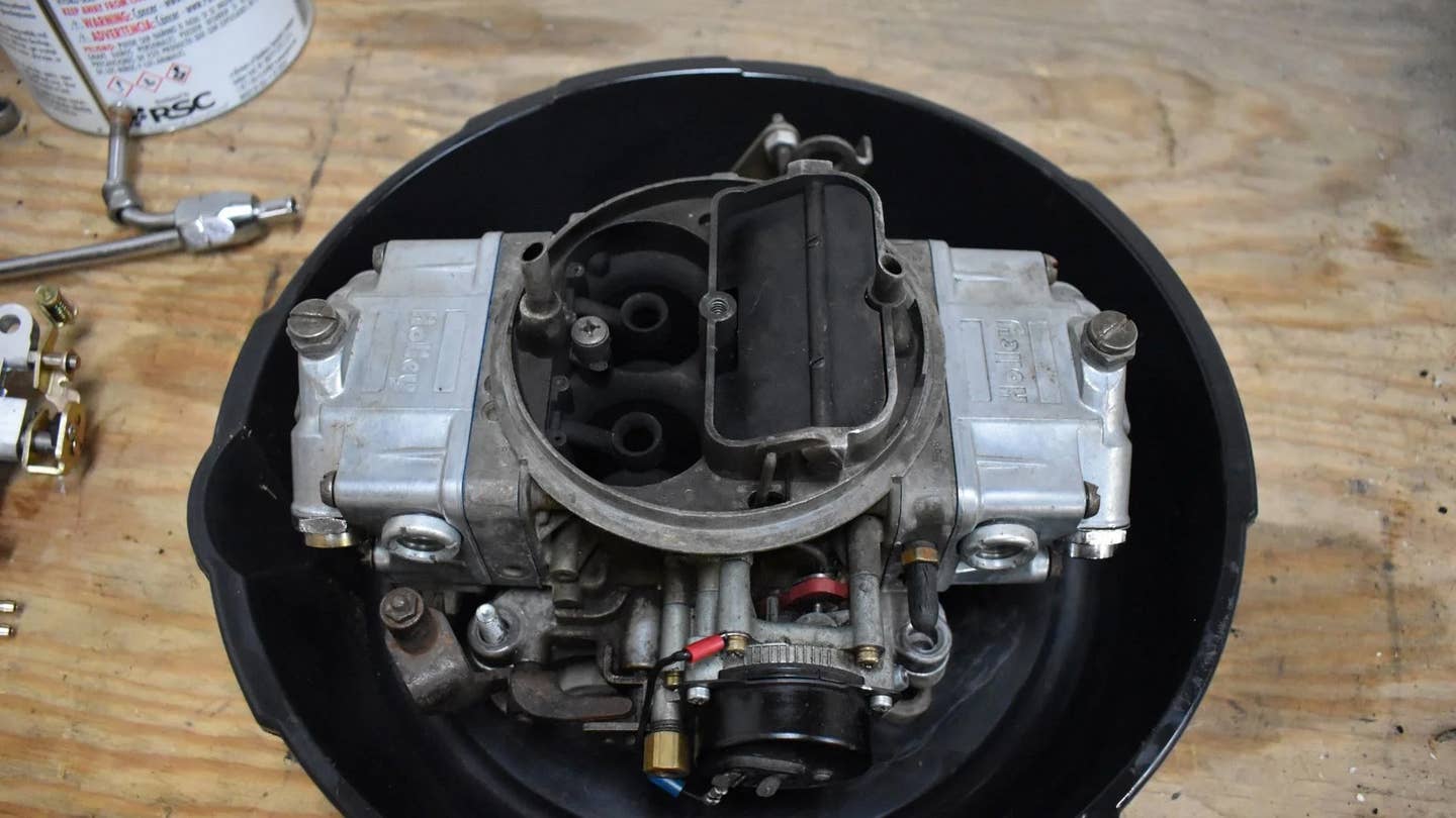 How to Clean a Holley Carburetor Without Removing It  