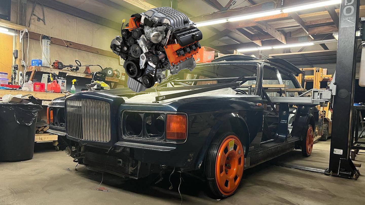This Hellcat-Powered Bentley Turbo R Project Was Inspired by a Render