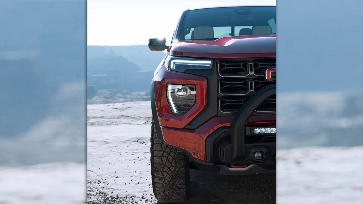 2023 GMC Canyon AT4X Debuts Aug. 11 With a Face That Looks Like This