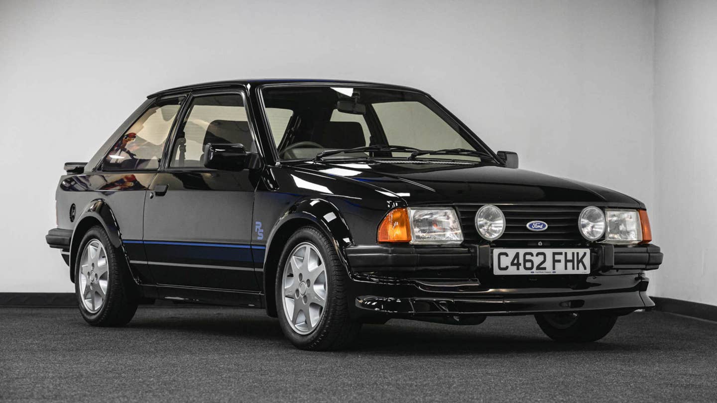 Princess Diana’s Personal Ford Escort RS Turbo S1 Is Headed to Auction