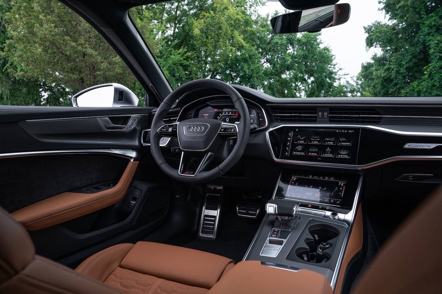 2021 Audi RS6 Avant interior. <em>Audi</em>