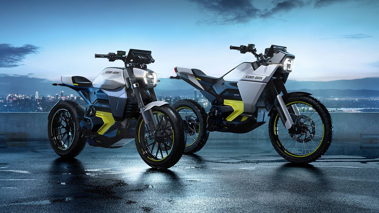 Can-Am’s Return to Making Motorcycles After Decades Will Be All-Electric