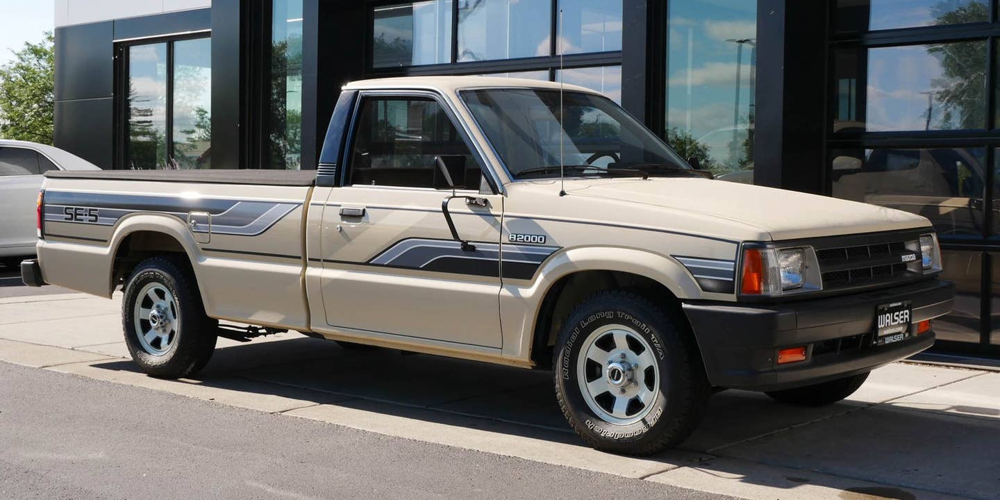 For $30K: A New Ford Maverick, or This 1,800-Mile 1986 Mazda B2000 Pickup?
