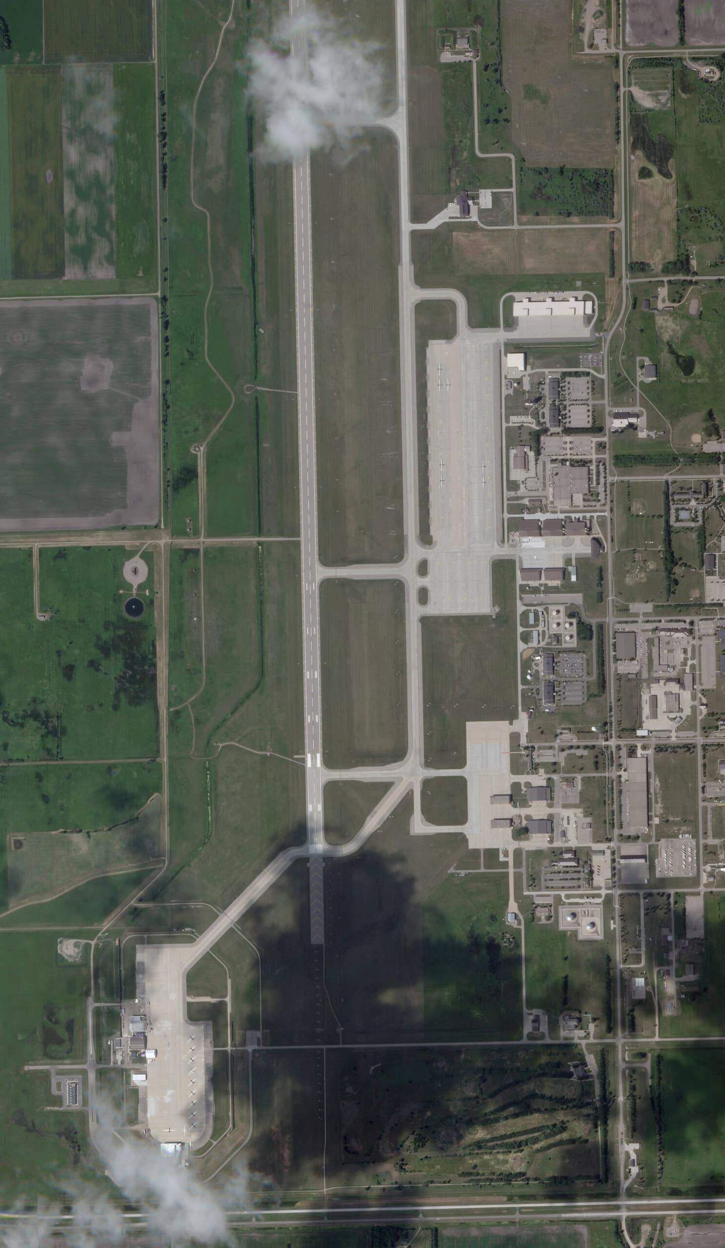 Grand Forks AFB. <em>PHOTO © 2022 PLANET LABS INC. ALL RIGHTS RESERVED. REPRINTED BY PERMISSION</em>