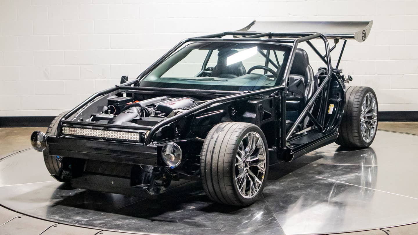 A C6 Corvette that's been converted into a track-ready go-kart.