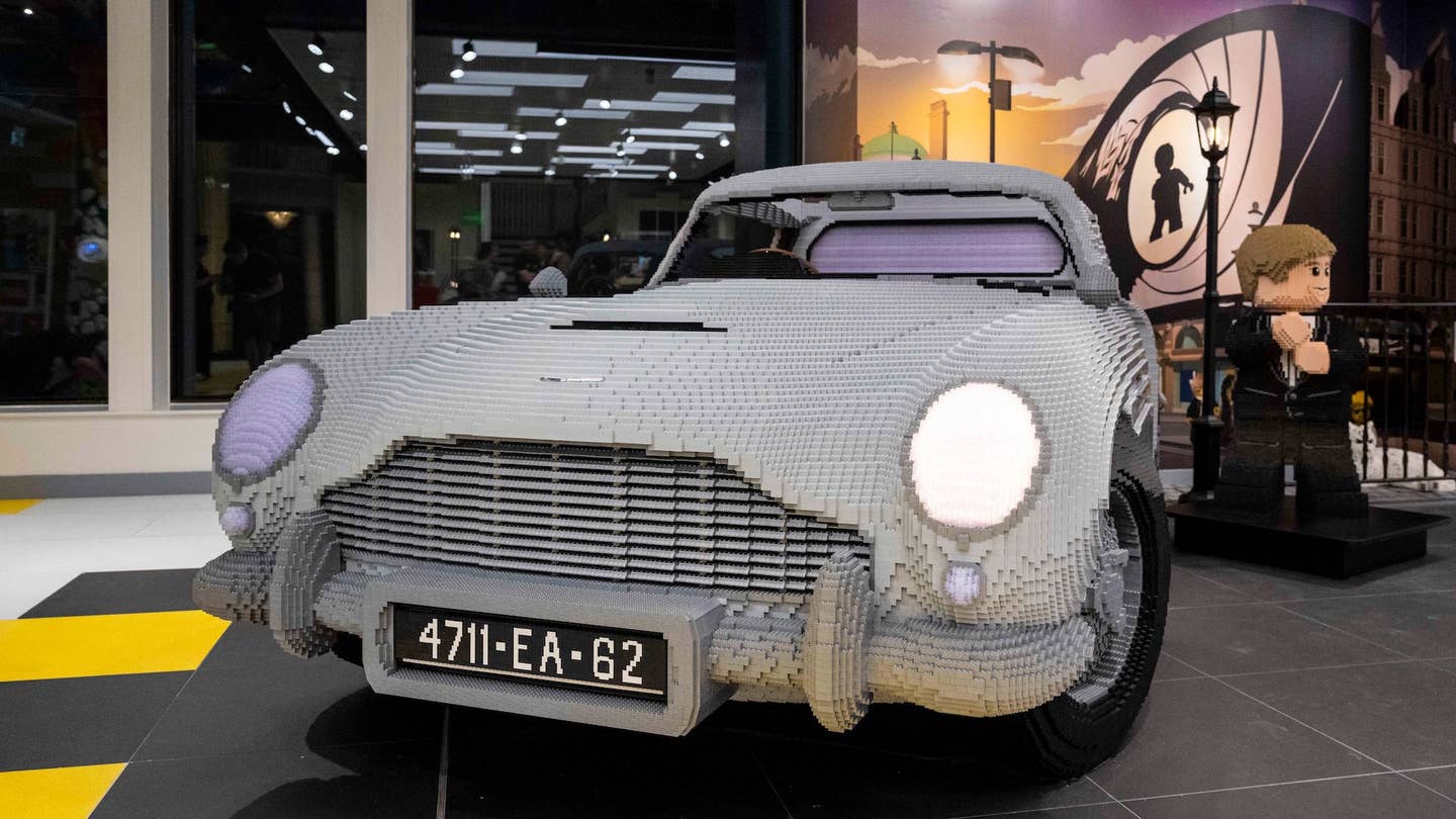 This Life-Sized Lego Aston Martin DB5 Is Made From 347,954 Bricks