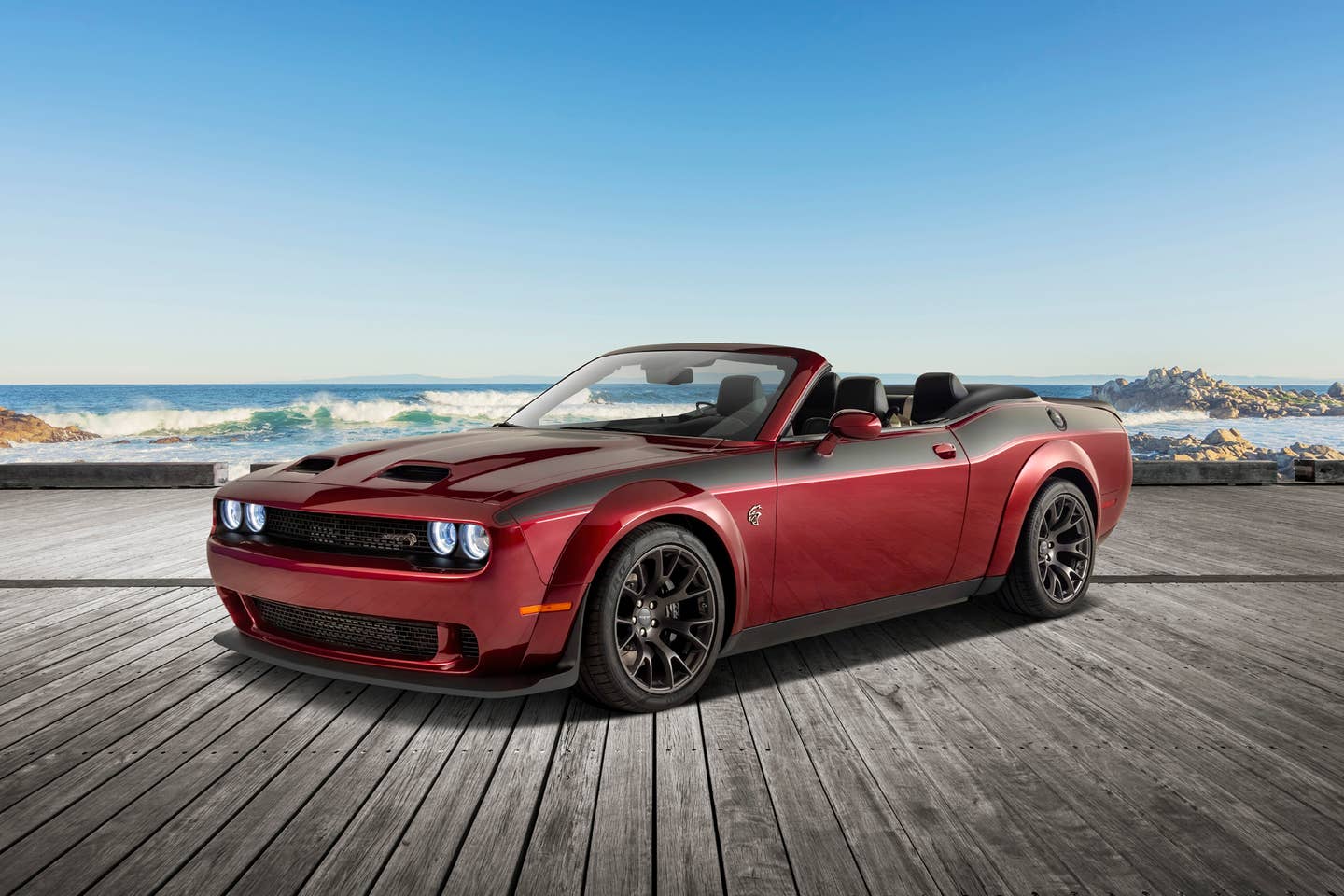 Dodge dealerships will offer an expedited ordering process for aftermarket convertible modifications for the 2022 Dodge Challenger through Drop Top Customs, the oldest convertible coachbuilder in the U.S. Convertible aftermarket modifications through Drop Top Customs will also be available for the 2023 Dodge Challenger when orders open for the new model year.