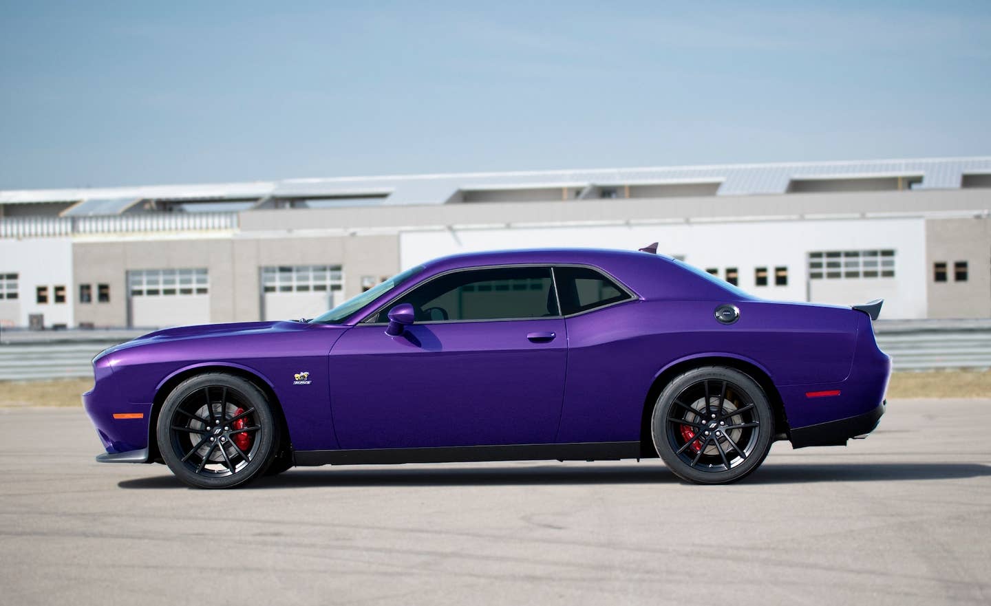 The 2023 Dodge Challenger and Dodge Charger lineup will pay homage to the muscle car pair with seven special models, the return of a rainbow of heritage colors (including Plum Crazy, shown here on the 2023 Dodge Challenger R/T Scat Pack 1320), an expansion of SRT Jailbreak models, a commemorative “Last Call” underhood plaque for all 2023 Charger and Challenger vehicles and a new, customer-focused vehicle allocation process.