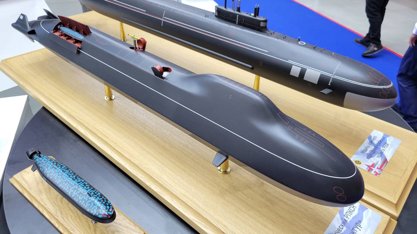 Future Ballistic Missile Submarine Concept Unveiled At Russian Arms Expo