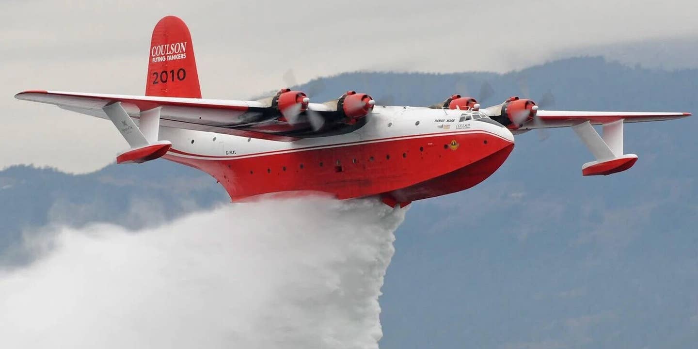 Buy This 9,600-HP Radial-Engined Firefighting Seaplane From WWII for $5M