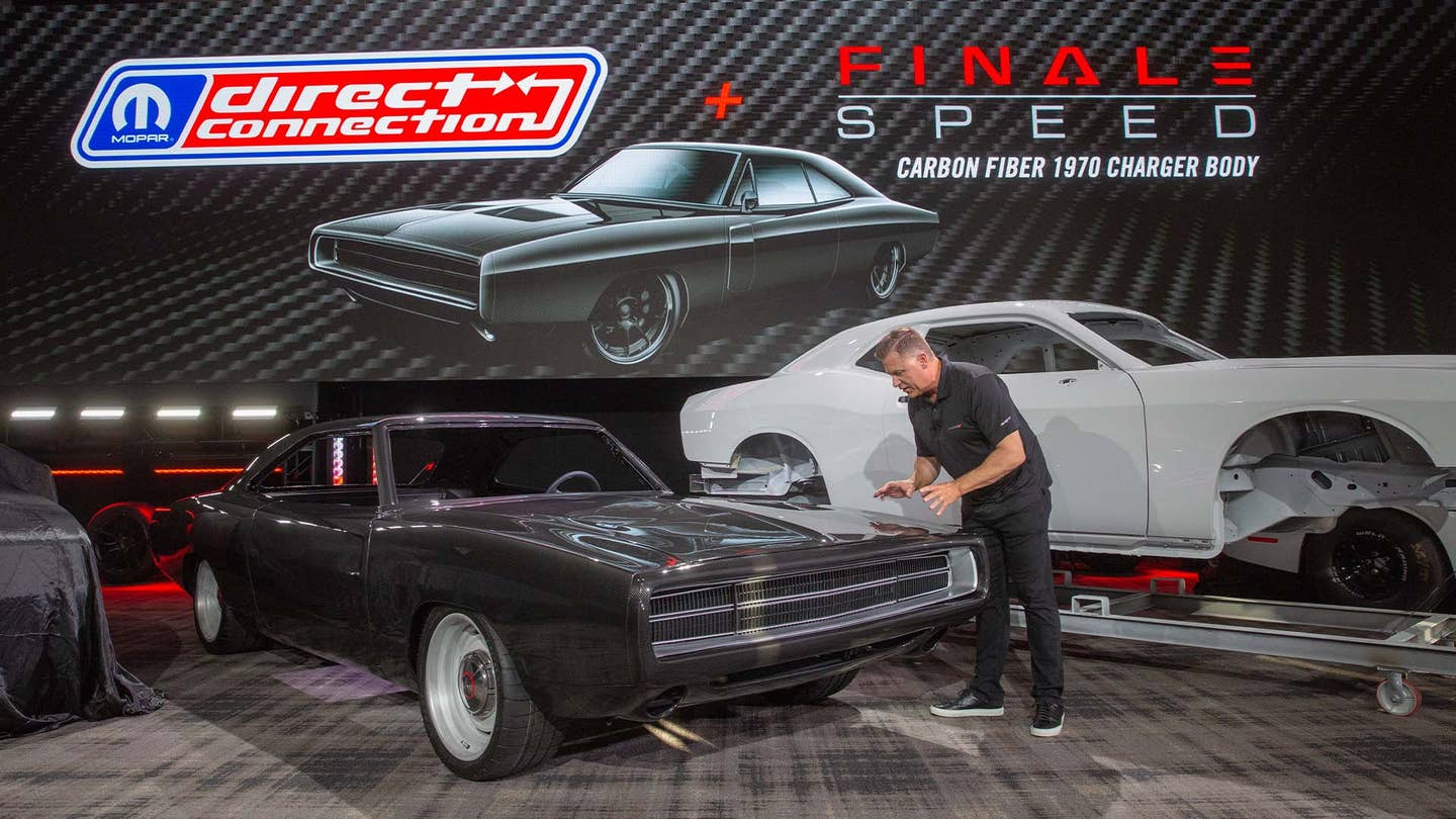 Dodge Selling a Carbon Fiber 1970 Charger Body Is a Dream for Hot-Rodders