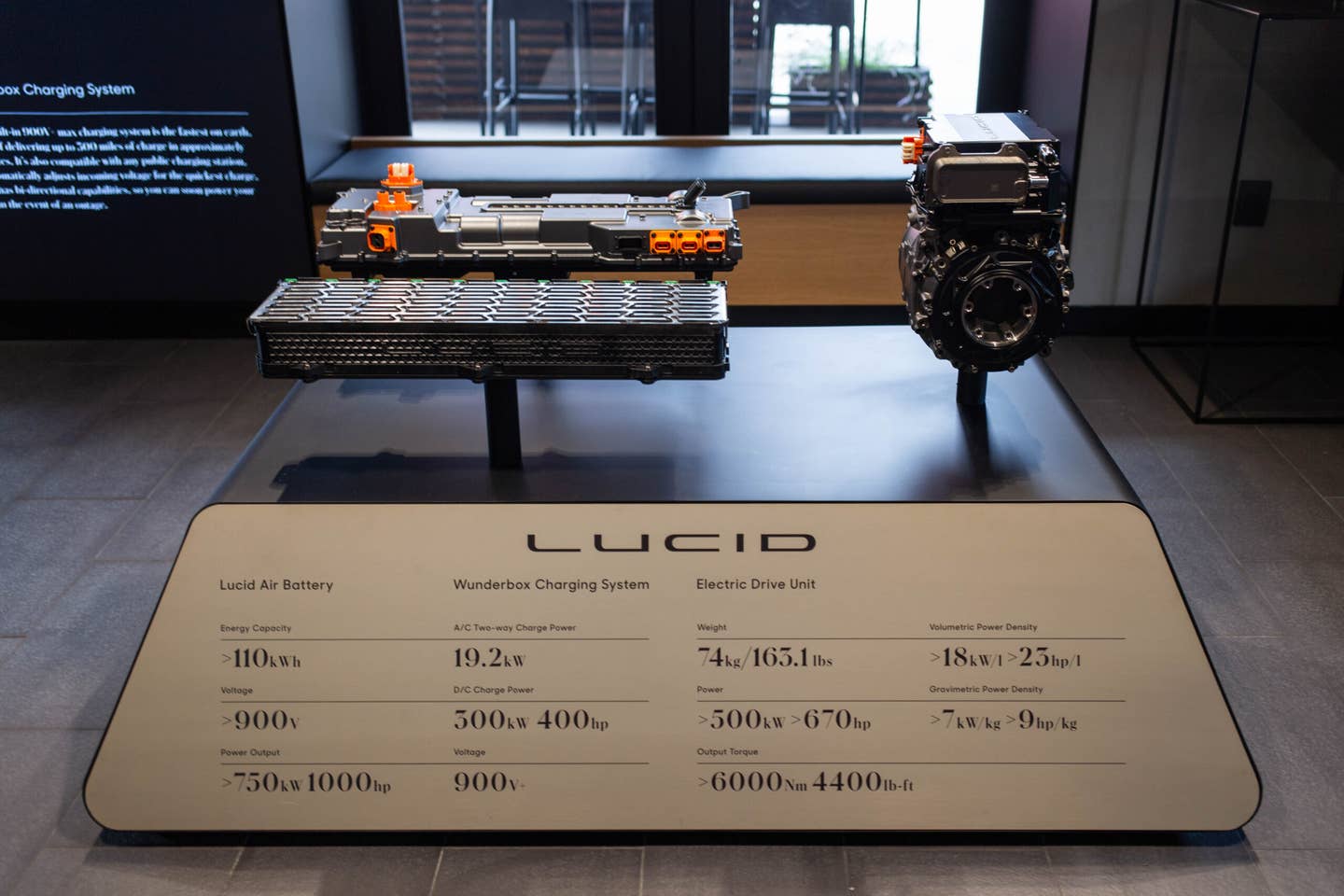 The Lucid Air's components are <em>very</em> small. <em>Kristen Lee</em>