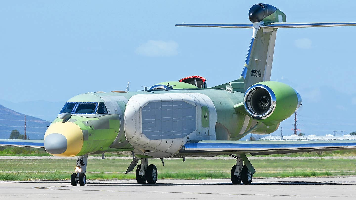Our Best Look Yet At The Air Force’s EC-37B Compass Call Jamming Jet