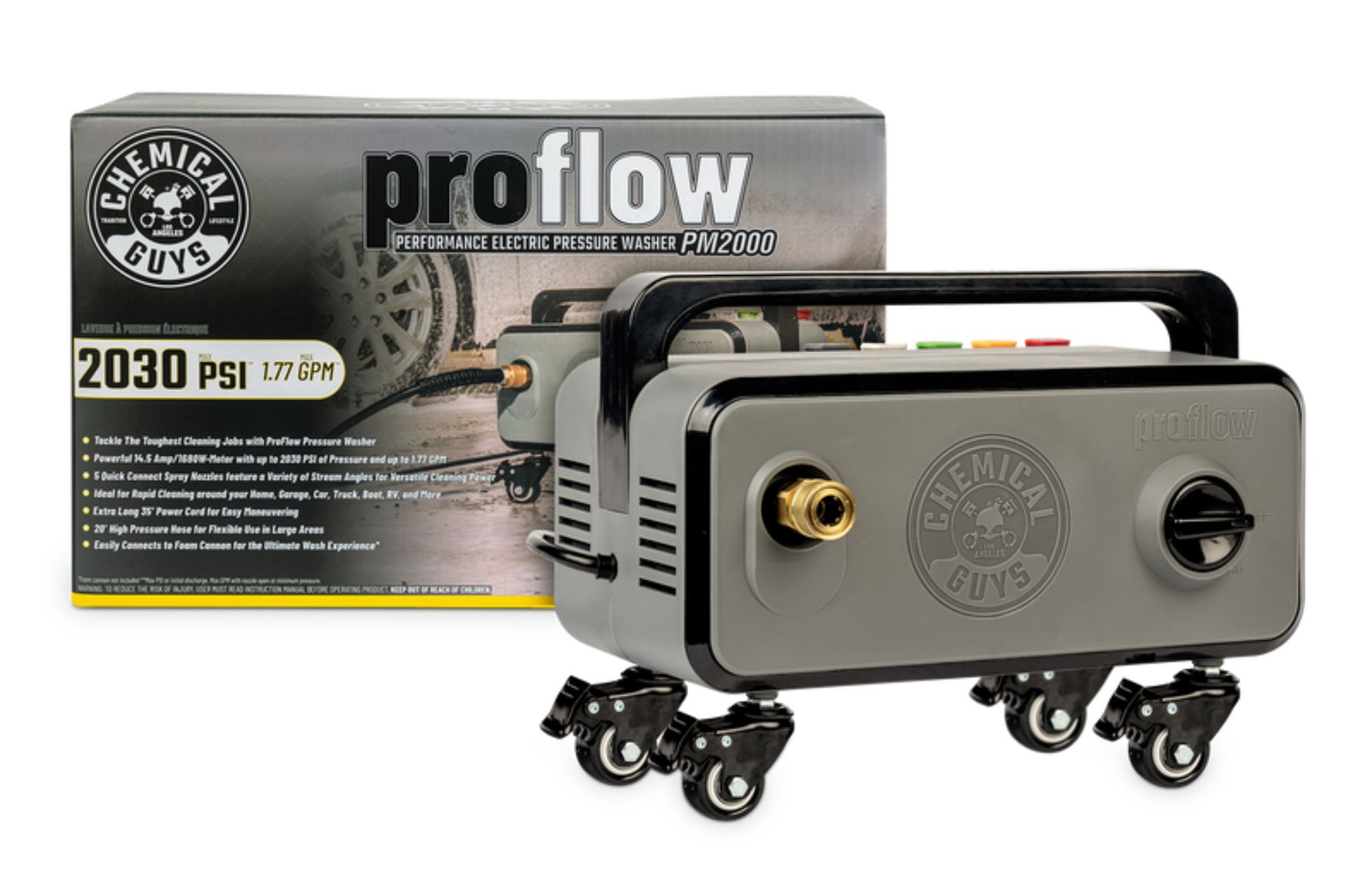 Chemical Guys EQP408 ProFlow Performance Electric Pressure Washer PM2000