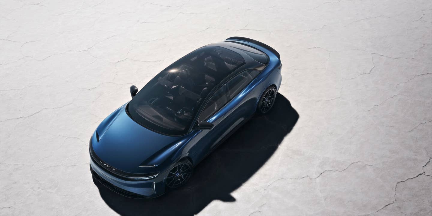 The 2023 Lucid Air Sapphire Has 3 Motors, 1,200-HP, Can Hit 60 MPH in Under 2 Seconds
