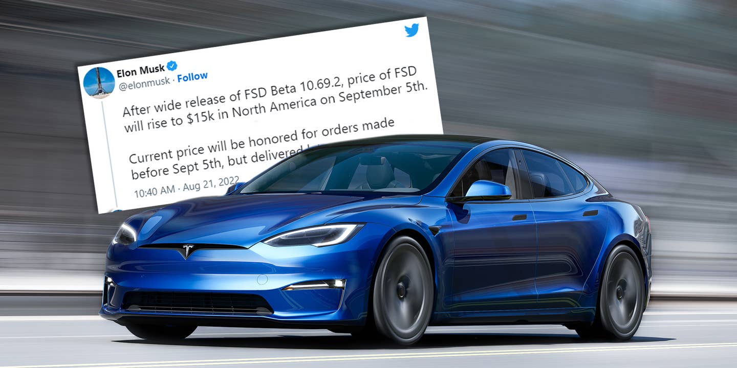 Even Tesla Fans Think FSD’s Price Hike to $15,000 Is Too Much