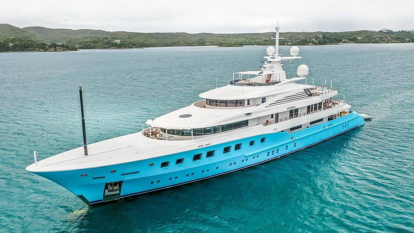 Superyacht Seized From Sanctioned Russian Billionaire Sells for Undisclosed Amount
