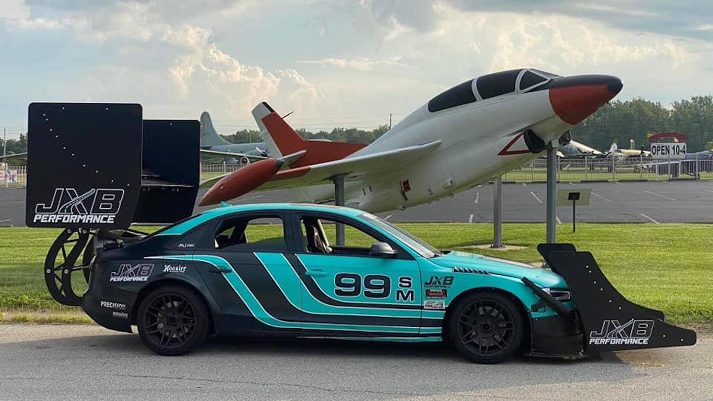 This Audi S4 Race Car’s Gigantic Wings Are Fully Functional