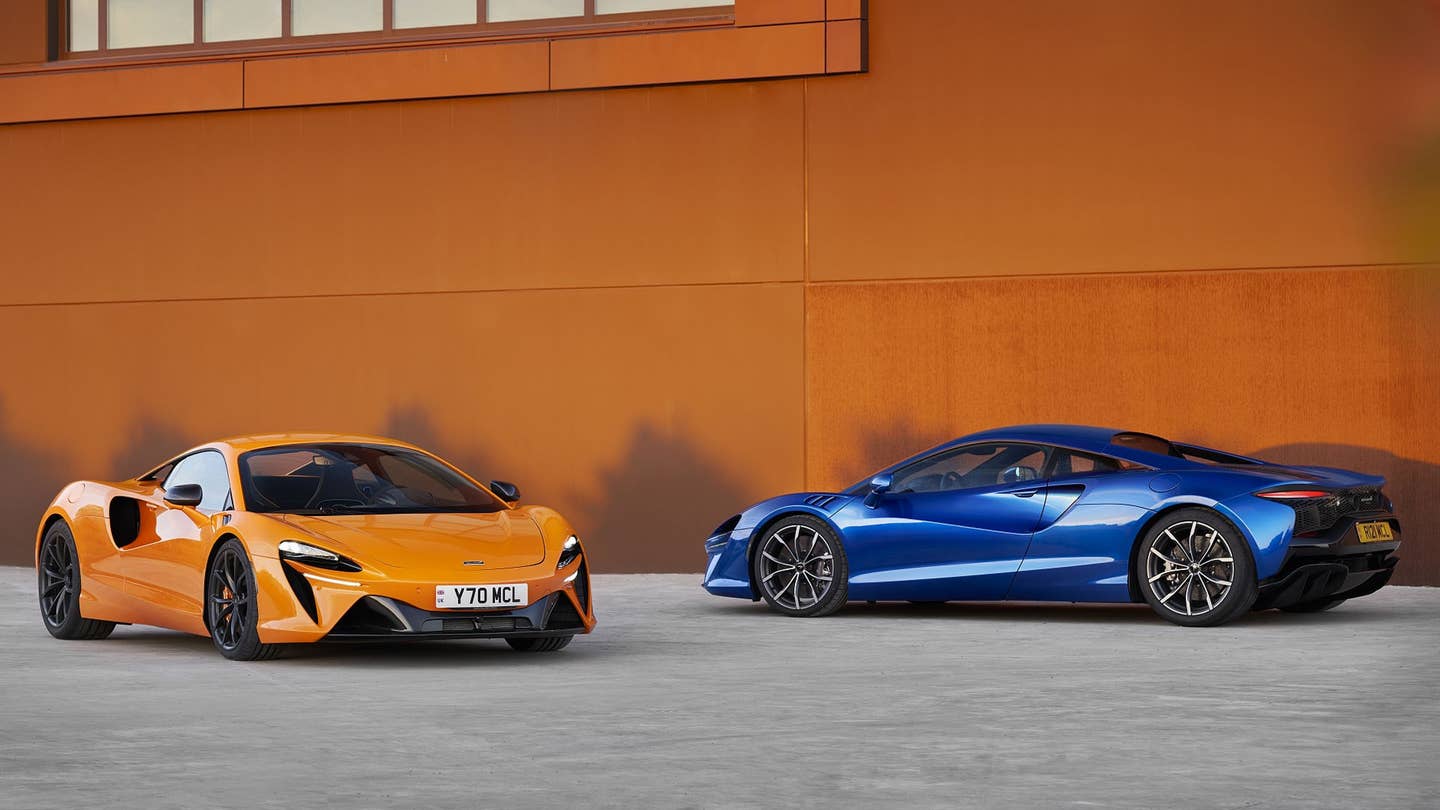 The McLaren Artura is an absolute bargain at $237,500 when compared to even the cheapest Koenigsegg. <em>McLaren</em>