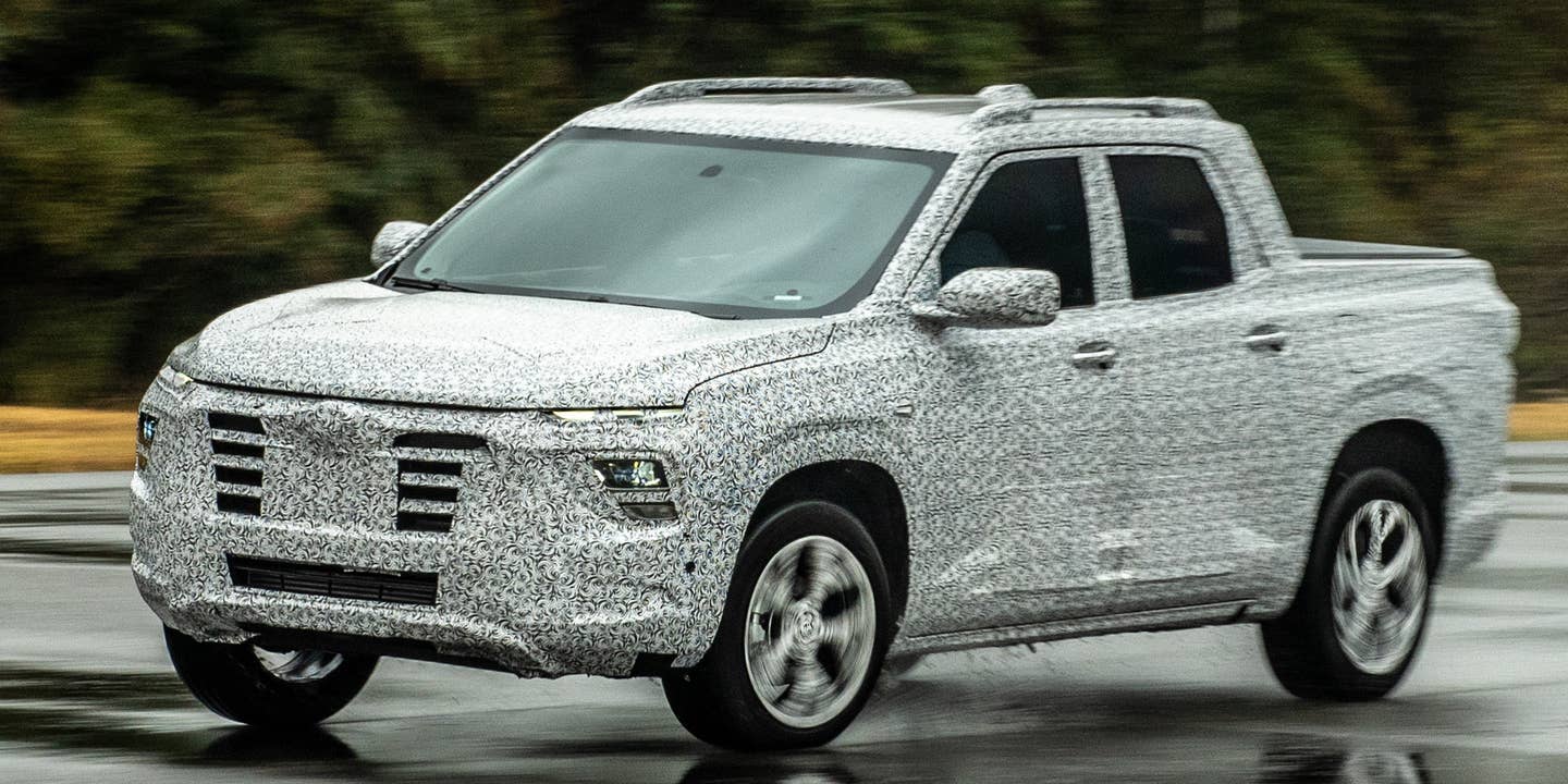 New Chevy Montana Small Pickup Looks Like a Real Maverick Rival. Will GM Sell It Here?