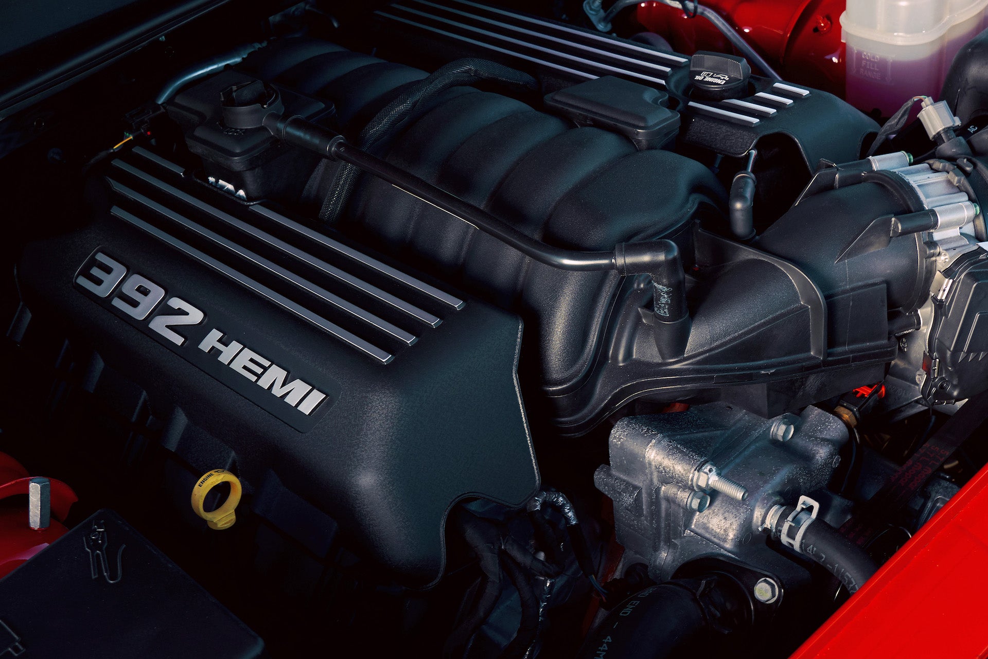 The 2022 Dodge Challenger R/T Scat Pack continues to offer the proven, naturally aspirated, 392-cubic-inch HEMI® V-engine engine featurig 485 horsepower and 475 lb-ft of torque.