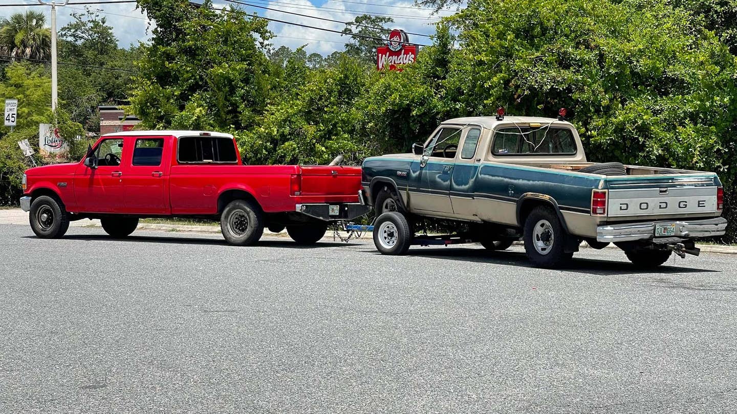 This Mercedes Diesel-Powered 1995 Ford F-350 Can Still Get the Job Done