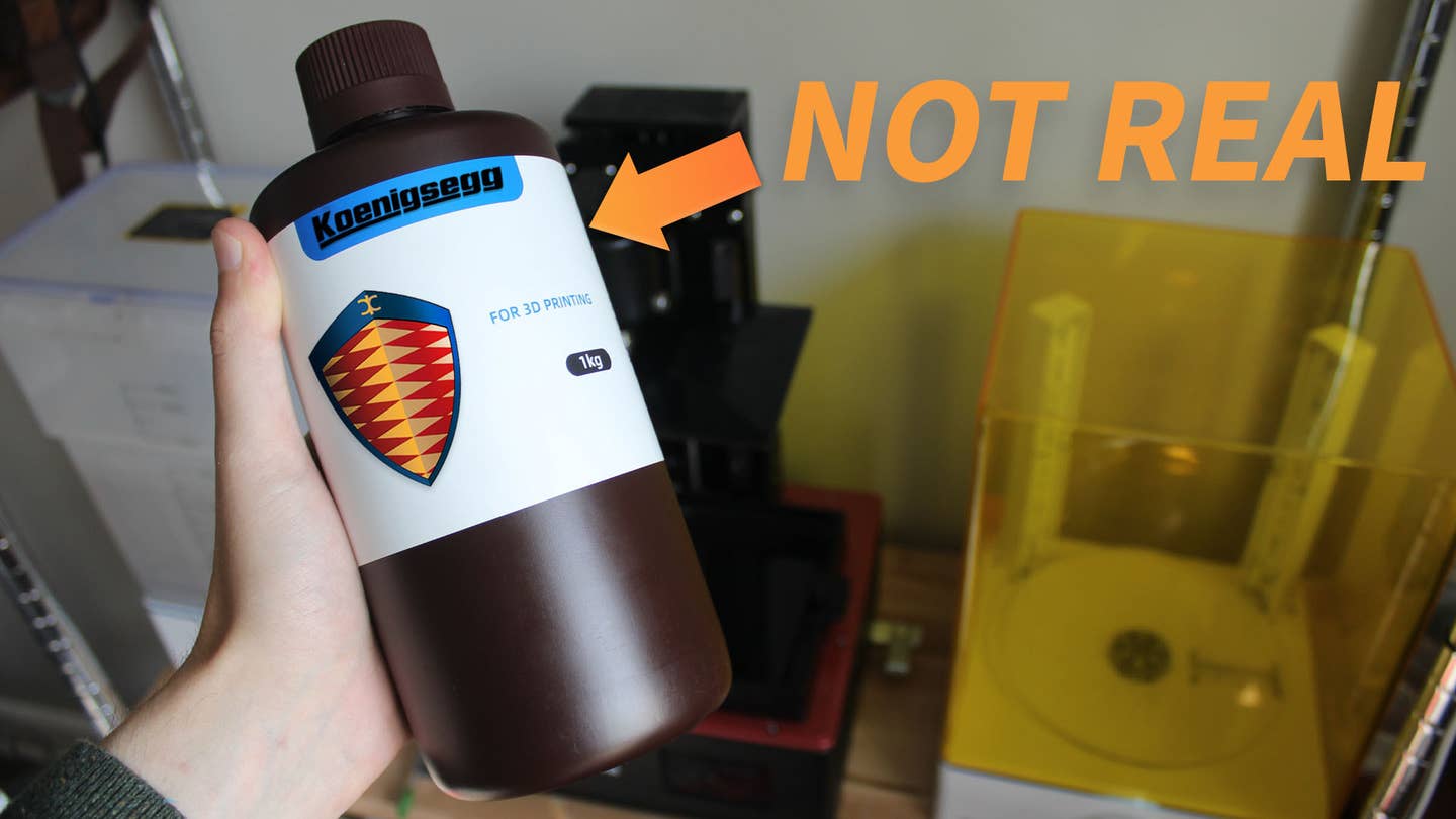 Koenigsegg Mixes Its Own Special 3D Printer Resin, But You Can’t Buy Any